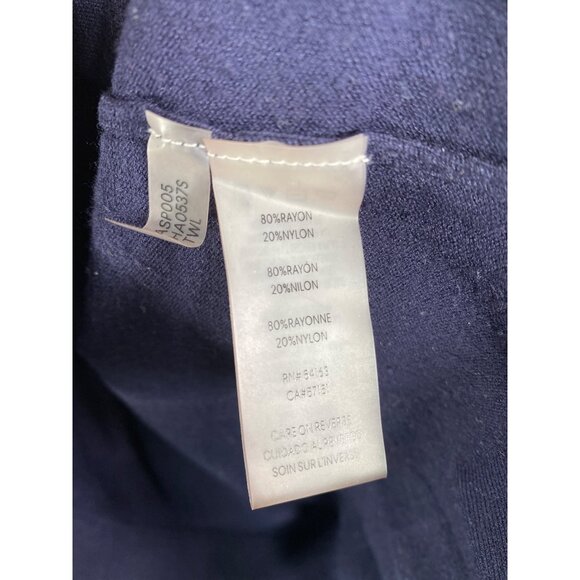 Calvin Klein navy sweater office business casual classic minimalist medium - Picture 7 of 7